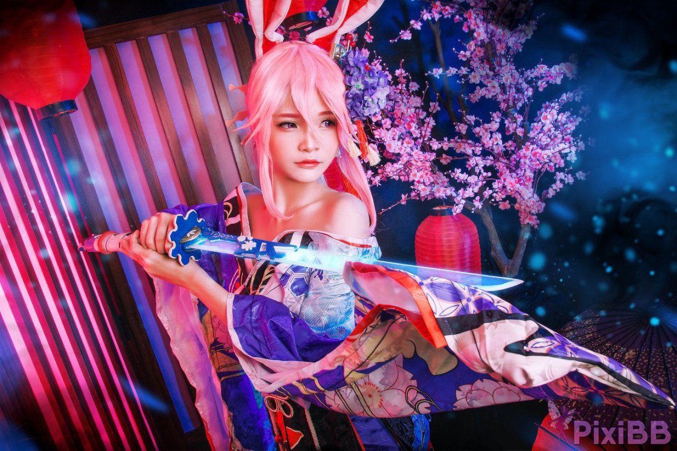 Azami Yae Sakura Kimono Honkai Impact 3 PixiBB.COM 003