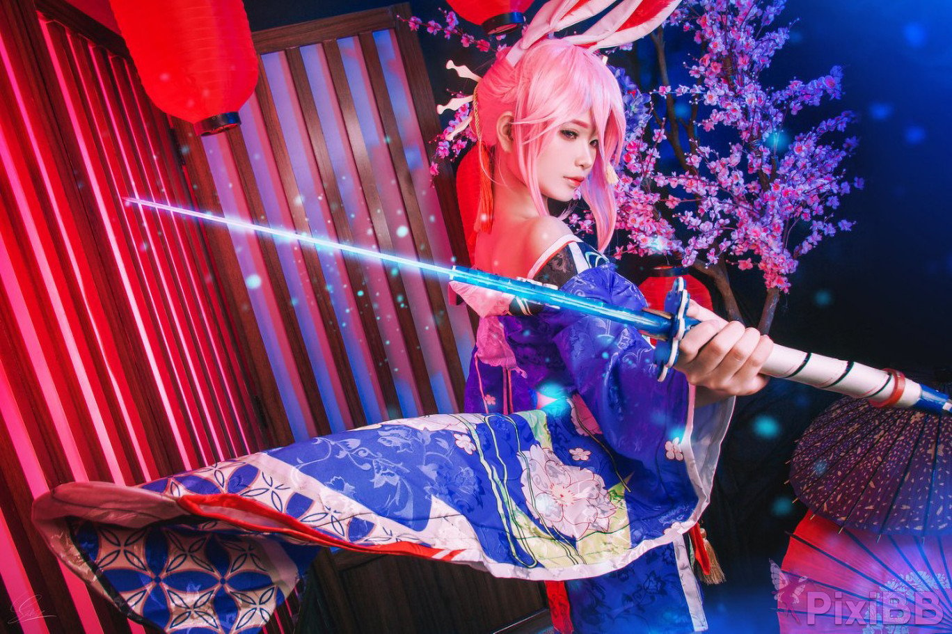 Azami Yae Sakura Kimono Honkai Impact 3 PixiBB.COM 005