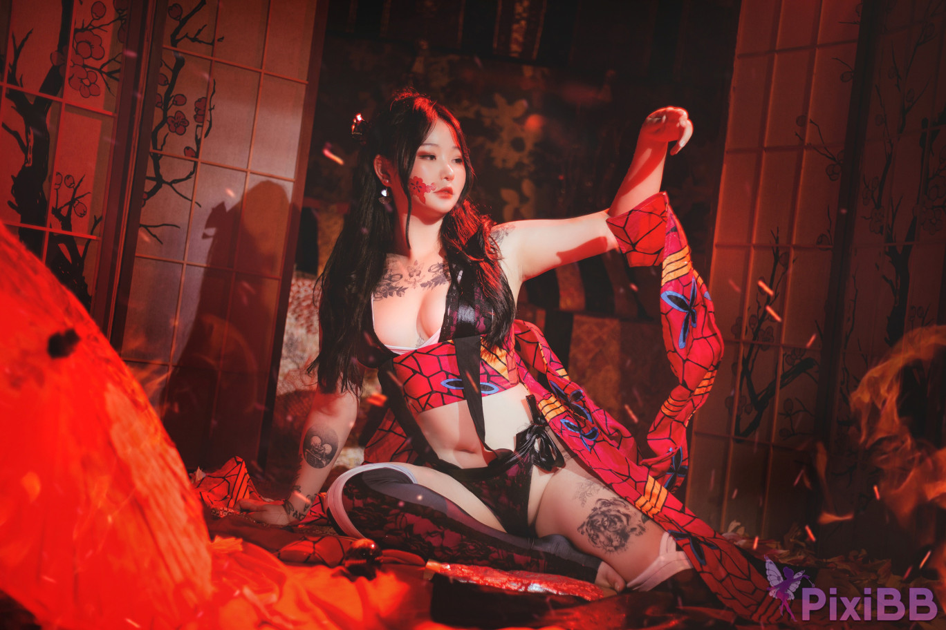 Jeon Bo Yeon Demon Slayer Daki PixiBB.COM 004